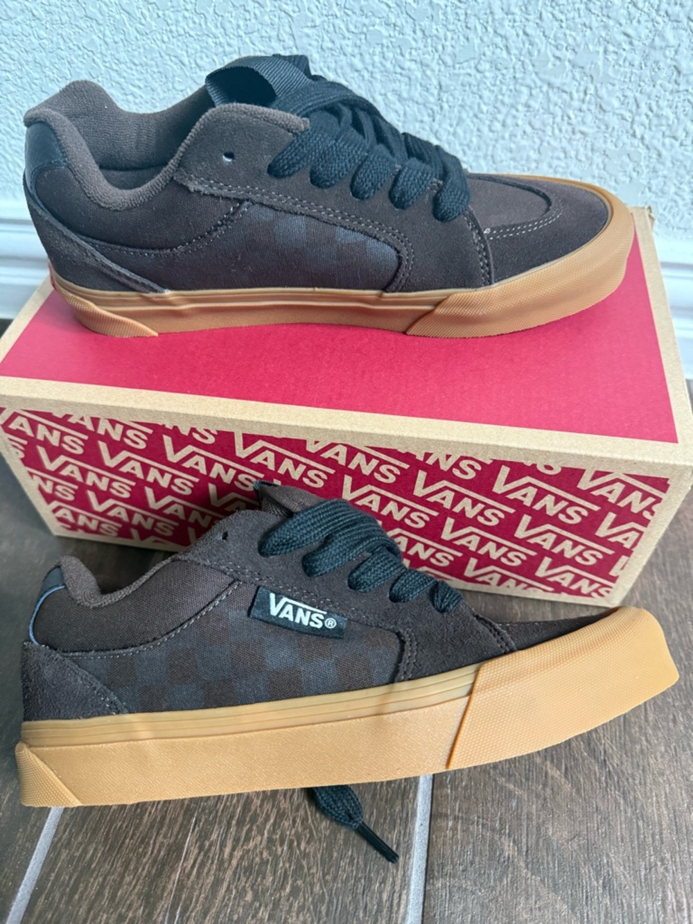 Vans Chukka Push Tonal Checkerboard Demita  Men's US 6.5 and women’s 8